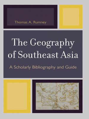 cover image of The Geography of Southeast Asia